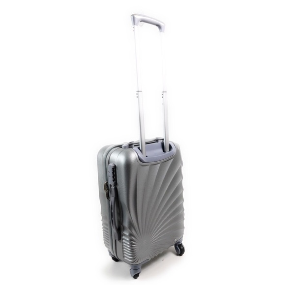 Hardside Spinner Luggage 20-Inch Carry On (Silver) - Picture 2 of 6
